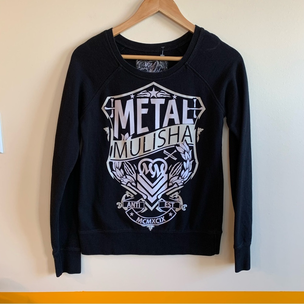 METAL MULISHA crewneck sweatshirt .